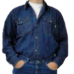 UNIFORMES JEAN LAVADO NACIONAL